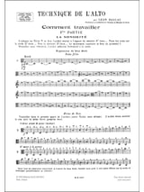 Technique de l'alto - Léon Pascal - Partition - Alto